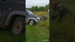 Как спасает лебёдка в трудных ситуациях. Уаз Патриот проедет. Дорога на Велс. 150км без асфальта