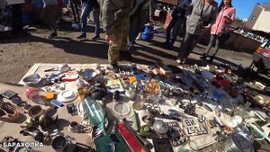 Барахолка . Гуляем по блошиному рынку . Цены на вещи СССР