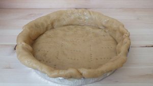 Заливной пирог с черникой