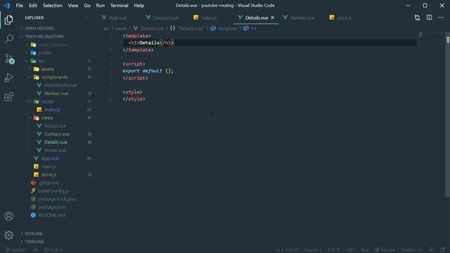 Vue JS 3 Tutorials #05 Project with Vue Router [Urdu/Hindi]