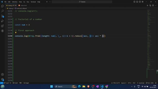 Factorial of a number in javascript in Hindi #dsa #javascript #coding #problemsolving #number #hind