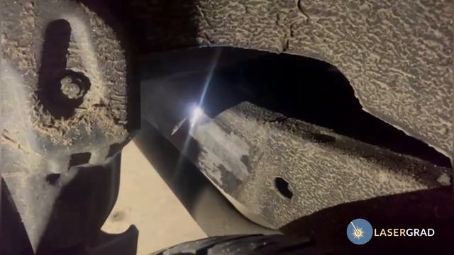Лазерная зачистка VIN номера на автомобиле #обработкаавто#обработкаотржавчины#обработкапередЛКП