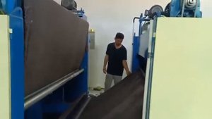 Иглопробивная линия для производства войлока из текстильных/швейных отходов(whatsapp:+8618847076560