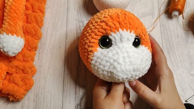 Пижамница тигр из плюшевых ниток. Авторский мастер класс. Символ года 2022