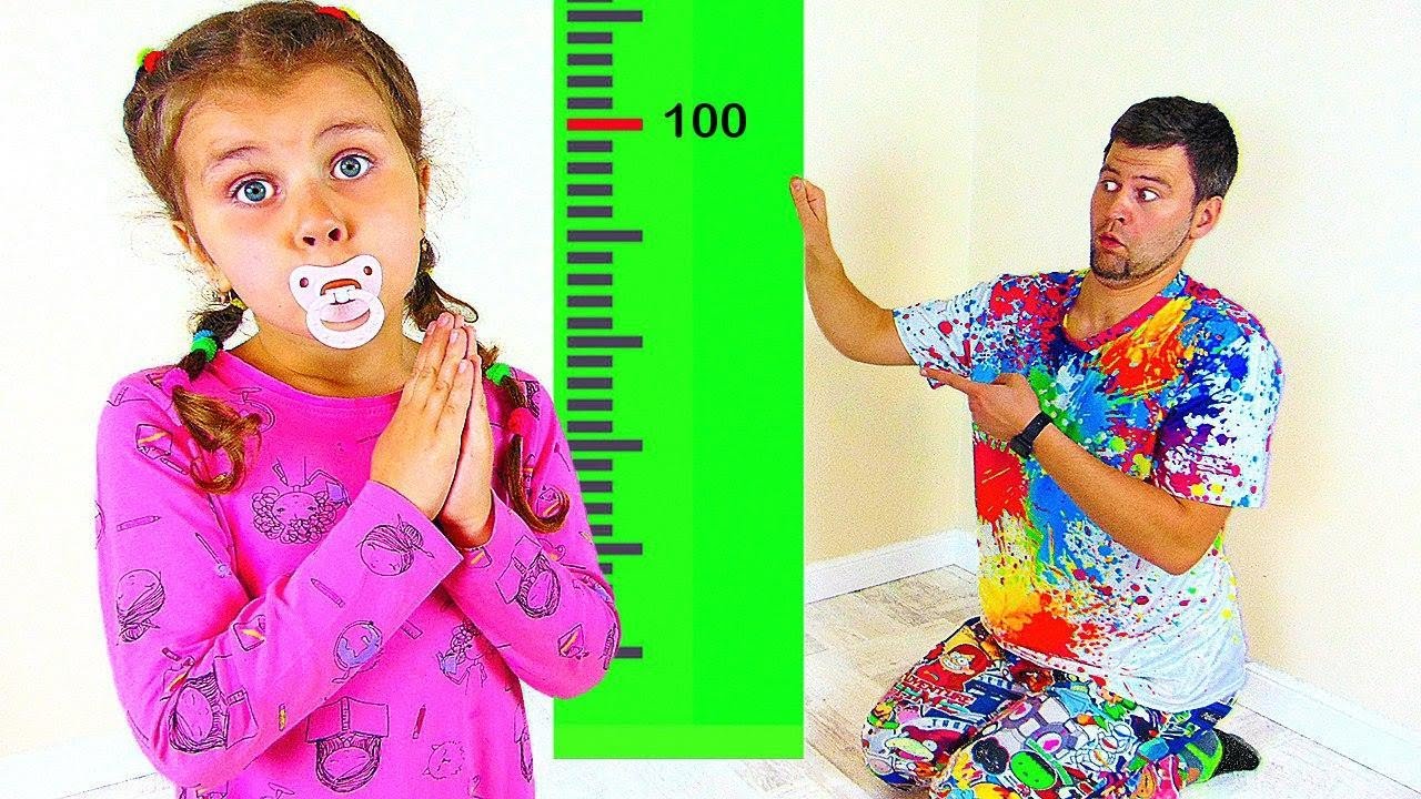 Милана хочет играть быть ниже и прыгать на батуте смотреть онлайн