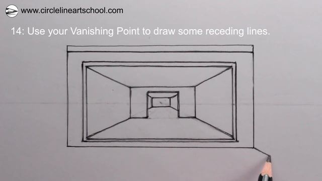 How to Draw a Simple House and Room in One-Point Perspective смотреть онлайн