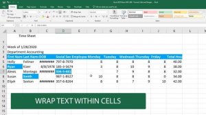 Excel 2019 Exam MO-200 - Manage Data Cells and Ranges Part 2