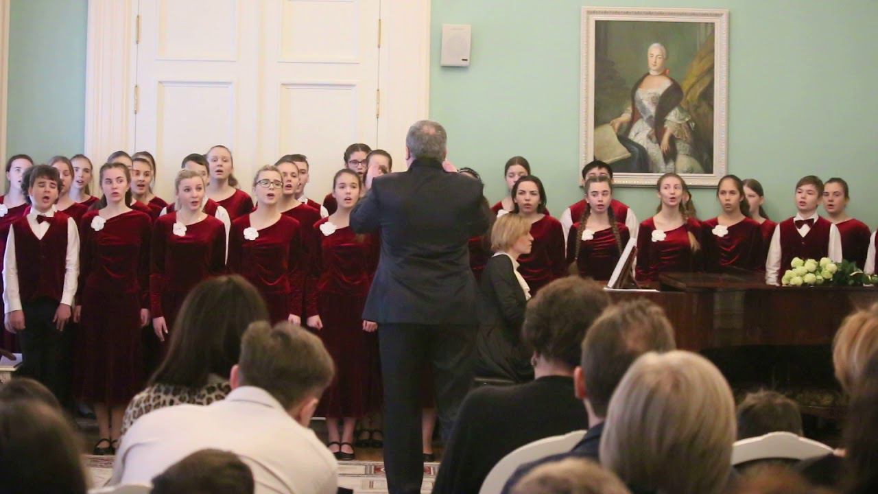 Большой детский хор им. В.Попова - Аве Мария (И.С.Бах - Ш.Гуно) смотреть онлайн