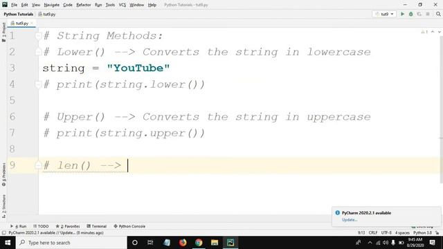 String Methods in Python #8 | Python Tutorials for Absolute Beginners