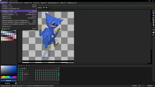 Пиксельная графика для платформера на Unity | Final