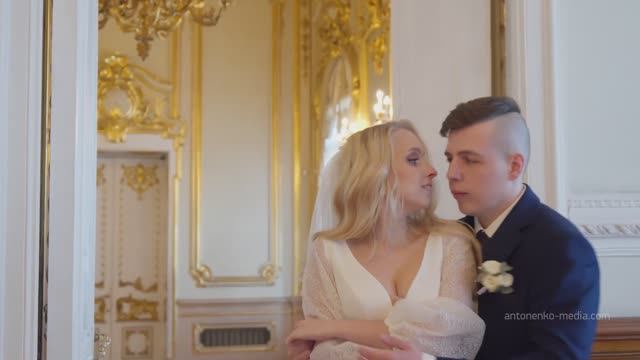 Регистрация во Дворце бракосочетания №1. Съемка видео в ЗАГСе Санкт-Петербурга