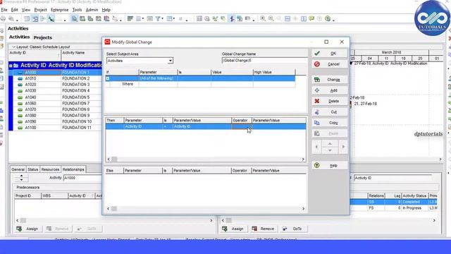 How To Modify Activity ID Suffix In Primavera P6 || Primavera Tutorials || dptutorials