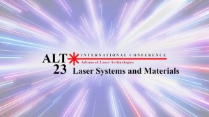 Laser Systems and Materials. Day 2