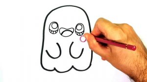 How to Draw a Ghost EASY | Halloween Cute Art - how to draw halloween