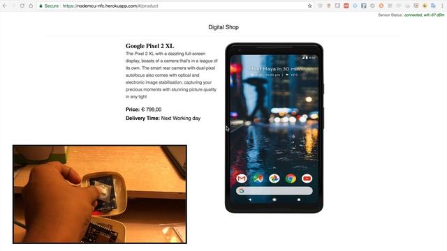 NodeMcu + NFC Tag смотреть онлайн