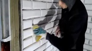 Декоративный кирпич из гипсокартона своими руками ч.2