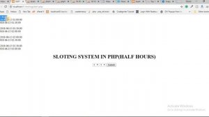 SImple Doctor Sloting system in php part-1