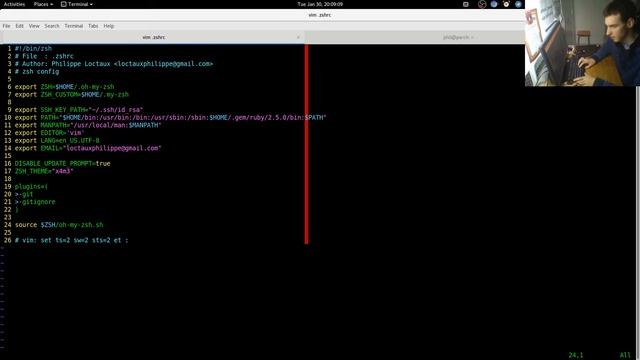 my zsh theme & config смотреть онлайн