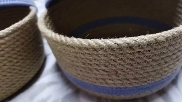 Джут и хлопок. Сочетание цвета. Декор.
