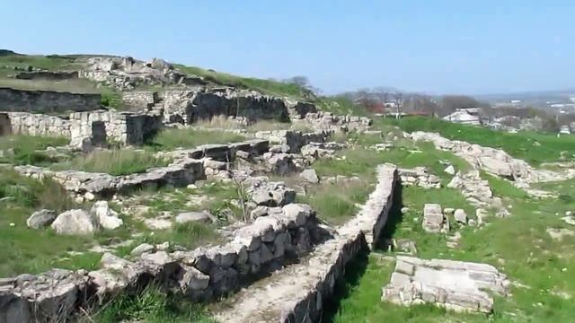 Городище Пантикапей в Крыму.