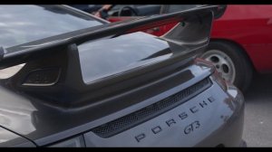 Rear view of a Porsche GT3