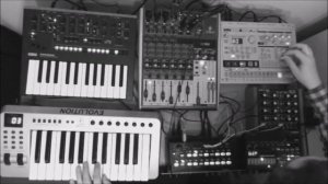 Live Synth Jam002 - Dark Energy, Electribe ES-1, Monologue, Volca Beats, SQ-1, A Station