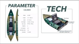 6 Надувной каяк с Алиэкспресс Надувная лодка с Алиэкспресс ПВХ лодка Inflatable kayak Aliexpress То