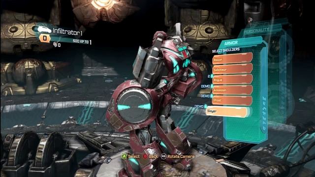 Transformers Fall of Cybertron - Multiplayer Character Customization Infiltrator (Demo) w/ Commenta смотреть онлайн