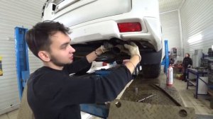 Защита бампера из нержавеющей стали . Land Cruiser Prado 150 ⚪