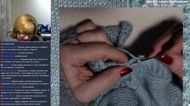 Пончо. Обвязка горловины, петли, пуговицы. ?Вязание с Аленой Никифоровой❤