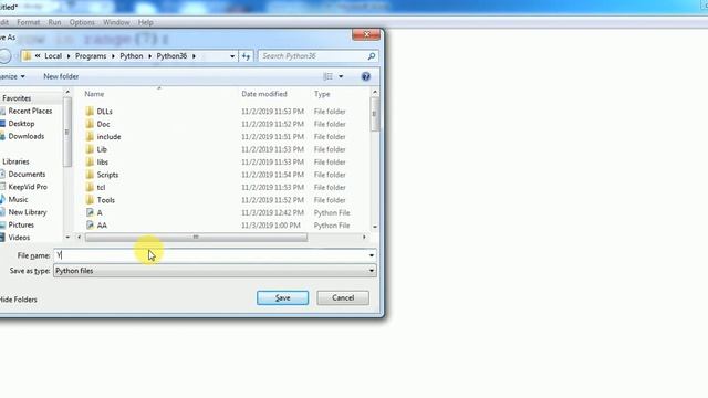 python pattern program to print Y  by using for loop