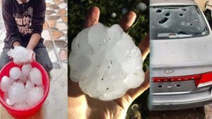 ОГРОМНЫЙ ГРАД! На США обрушился град размером с грейпфрут, крупный град Техас сегодня