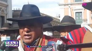 Vivo #LaPaz| La Federación de Trabajadores Campesinos de La Paz Tupak Katari anuncian contramarcha