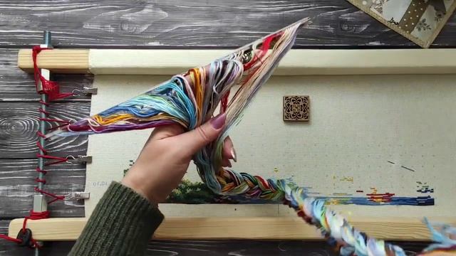 Вышивка_6 неделя_уно_многоцветки #вышивкакрестом #вышивка