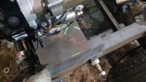 Как устанавливаю (двигатель) ДВС на минипогрузчик переломку 4×4.