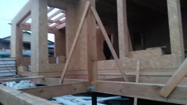 Каркас межэтажного перекрытия. Дом из сип. Ессентуки. смотреть онлайн