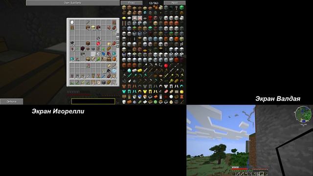 Minecraft 1.5.2 Technic Hell [Split Screen] (Серия 21) "Качаться на мобах плохая идея:)" смотреть онлайн