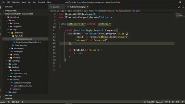 #2 Laravel passport api user login with postman