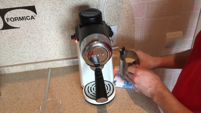 Как я готовлю капучино в кофемашине Polaris Pcm4005a смотреть онлайн