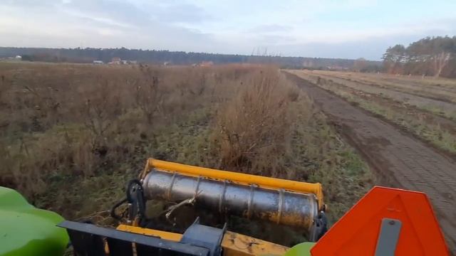 Сито, каток, плита! Показательная работа MJS-242STG и трактора Claas Axion мощностью 164 лс
