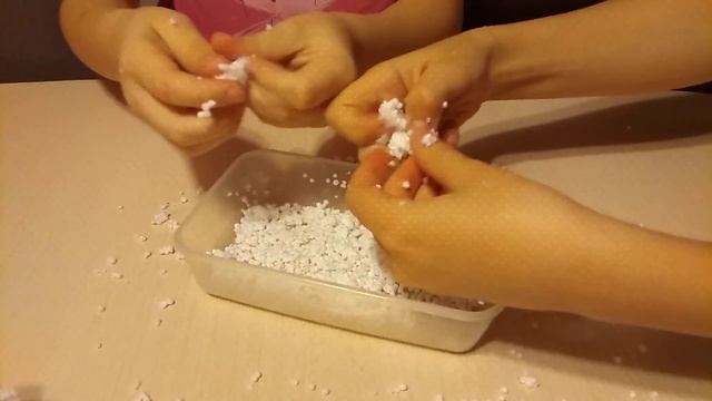 Лайфхак №1. Как сделать пенопластовые шарики для кранчи слайма смотреть онлайн