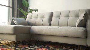 ОРЛЕАН: прямой и угловой диваны в интерьере