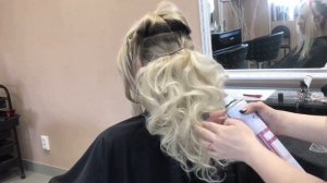 Греческая объемная прическа