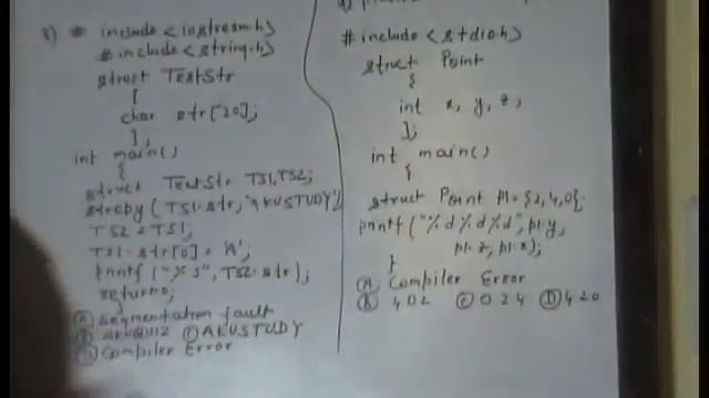 Struct And Union In C|Structures And Unions In CLanguage|Structures And UnionsInC Programming|Test