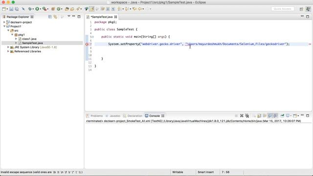 Setting up Firefox and Chrome Driver in Selenium 3.0, Configure basic browsers in Selenium 3.0