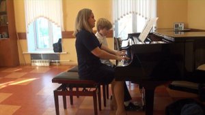 А. Гедике "Баркарола" исполняют Косый Корней, Праведникова Светлана