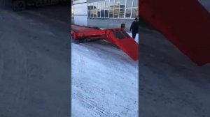 Работа трапов с гидроприводом (автономная гидростанция)