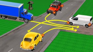 В какой последовательности проедут этот перекресток водители транспортных средств?