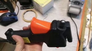 Ручка газа бензокосы в сборе триммера