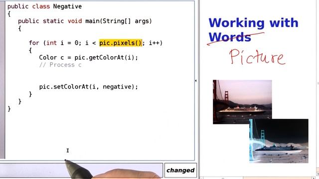 Picture Traversal - Intro to Java Programming смотреть онлайн